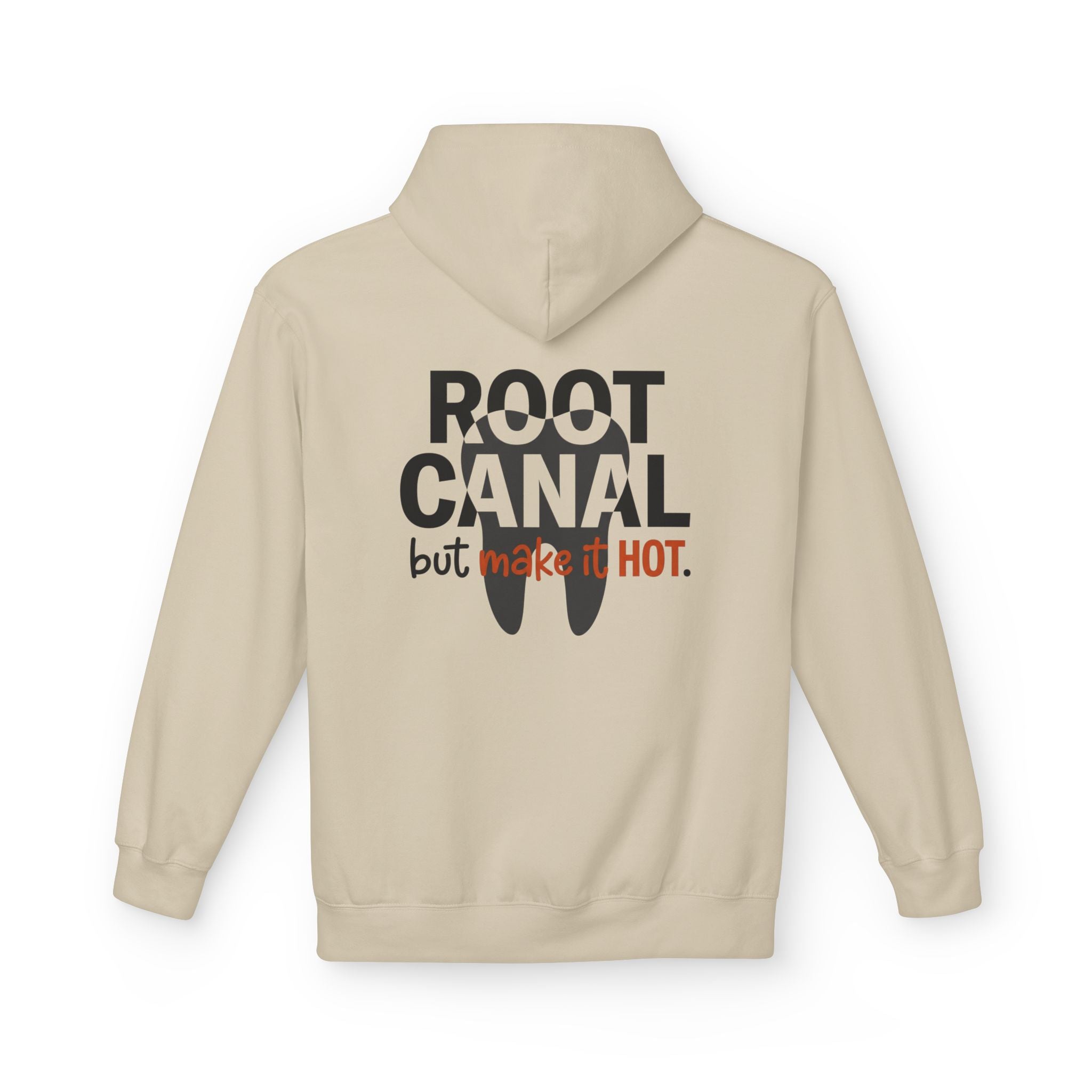 Root Canal Graphic Hoodie — Dental Endodontist Back Design
