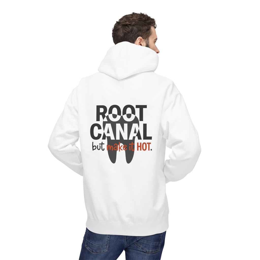 Root Canal Graphic Hoodie — Dental Endodontist Back Design
