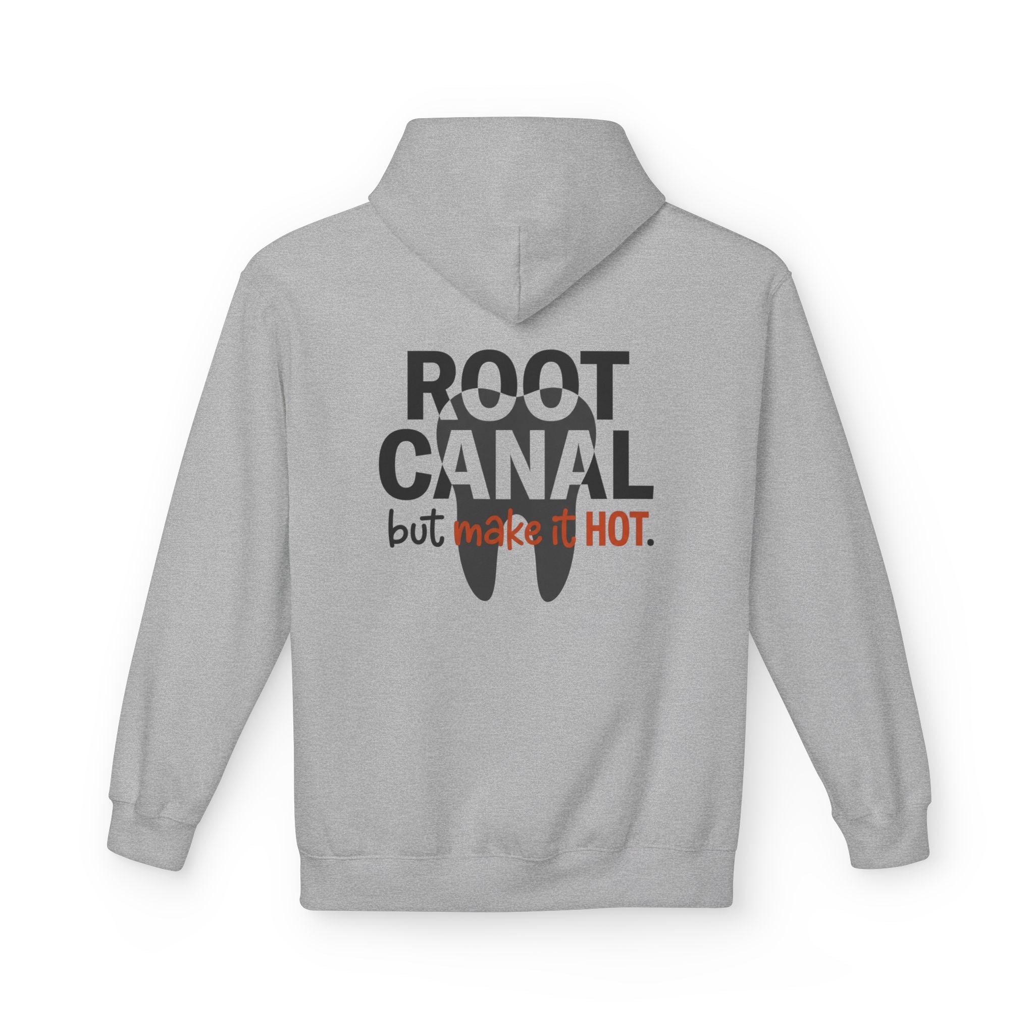 Root Canal Graphic Hoodie — Dental Endodontist Back Design