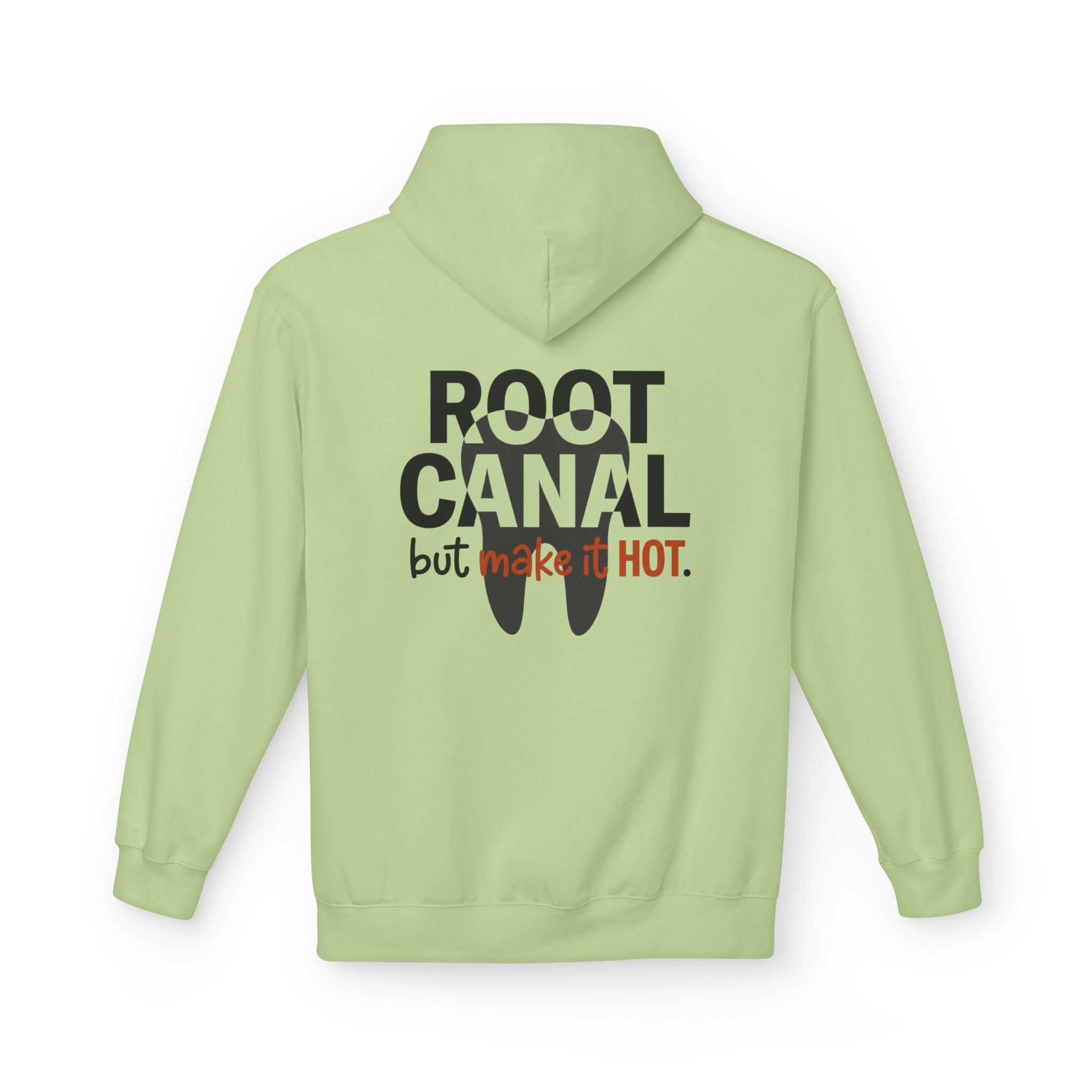 Root Canal Graphic Hoodie — Dental Endodontist Back Design