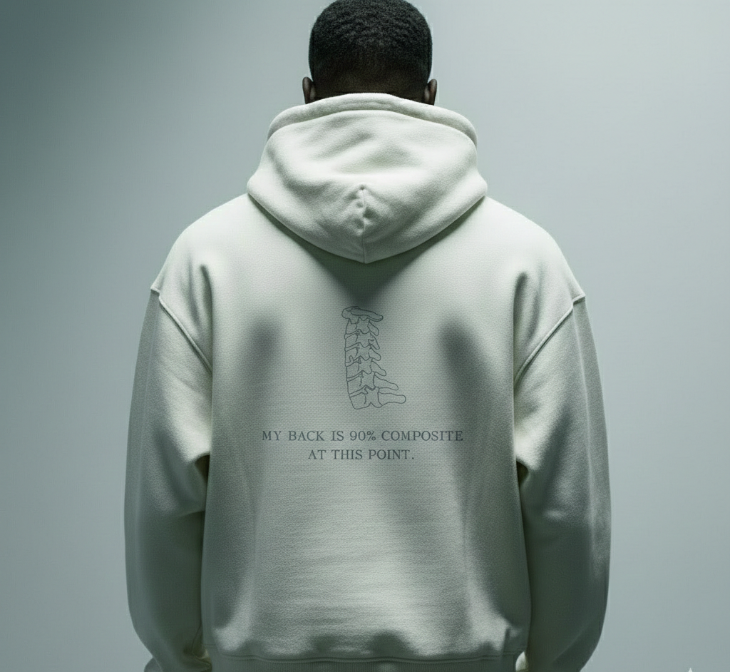 90% Of My Back Is Composite  | Gildan® 18500