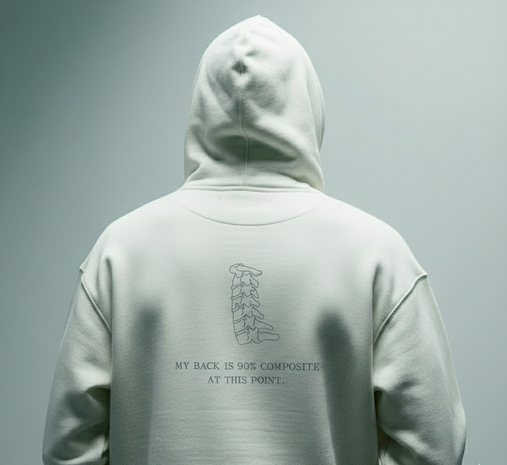 90% Of My Back Is Composite  | Gildan® 18500