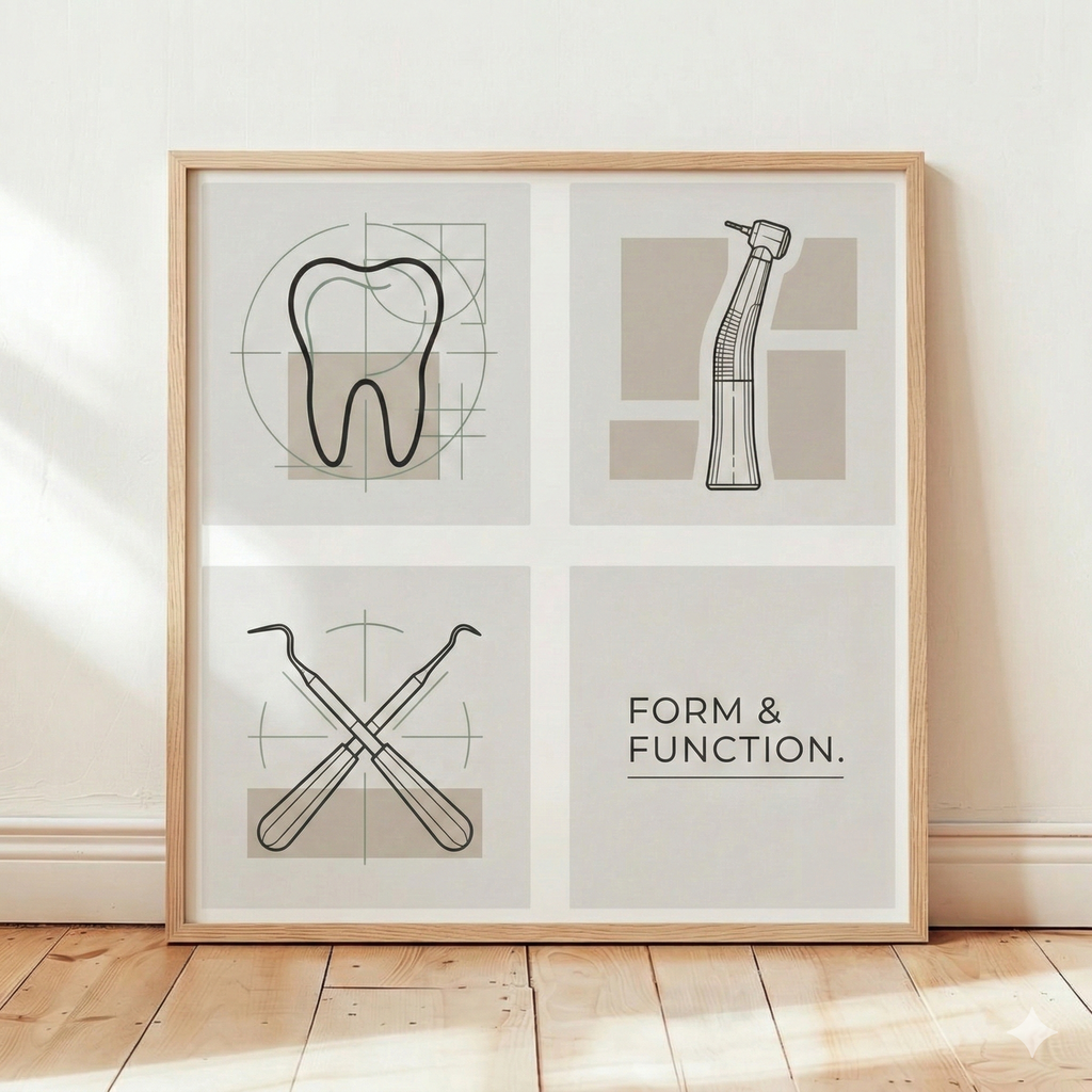 Form & Function - Tooth Wall Art for Dentists & Professionals