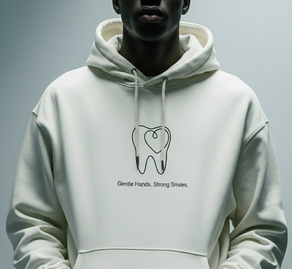 "Gentle Hands   Strong Smiles " – Premium Heavyweight Hoodie