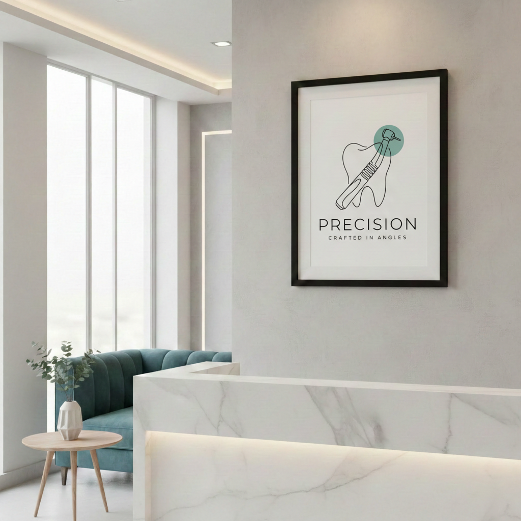 " Precision "  Wall Art Frame - Fine Art for Dental Professionals & Modern Decor