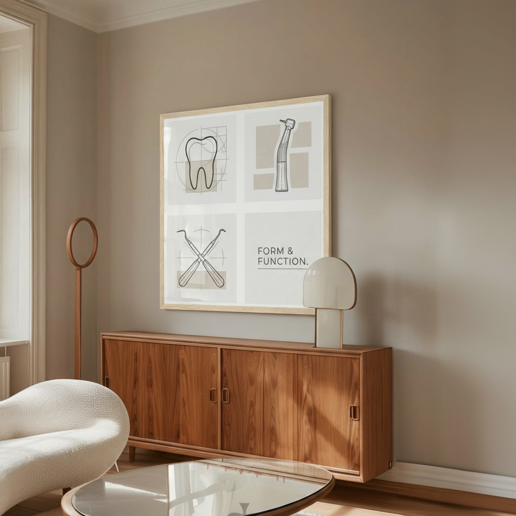 Form & Function - Tooth Wall Art for Dentists & Professionals