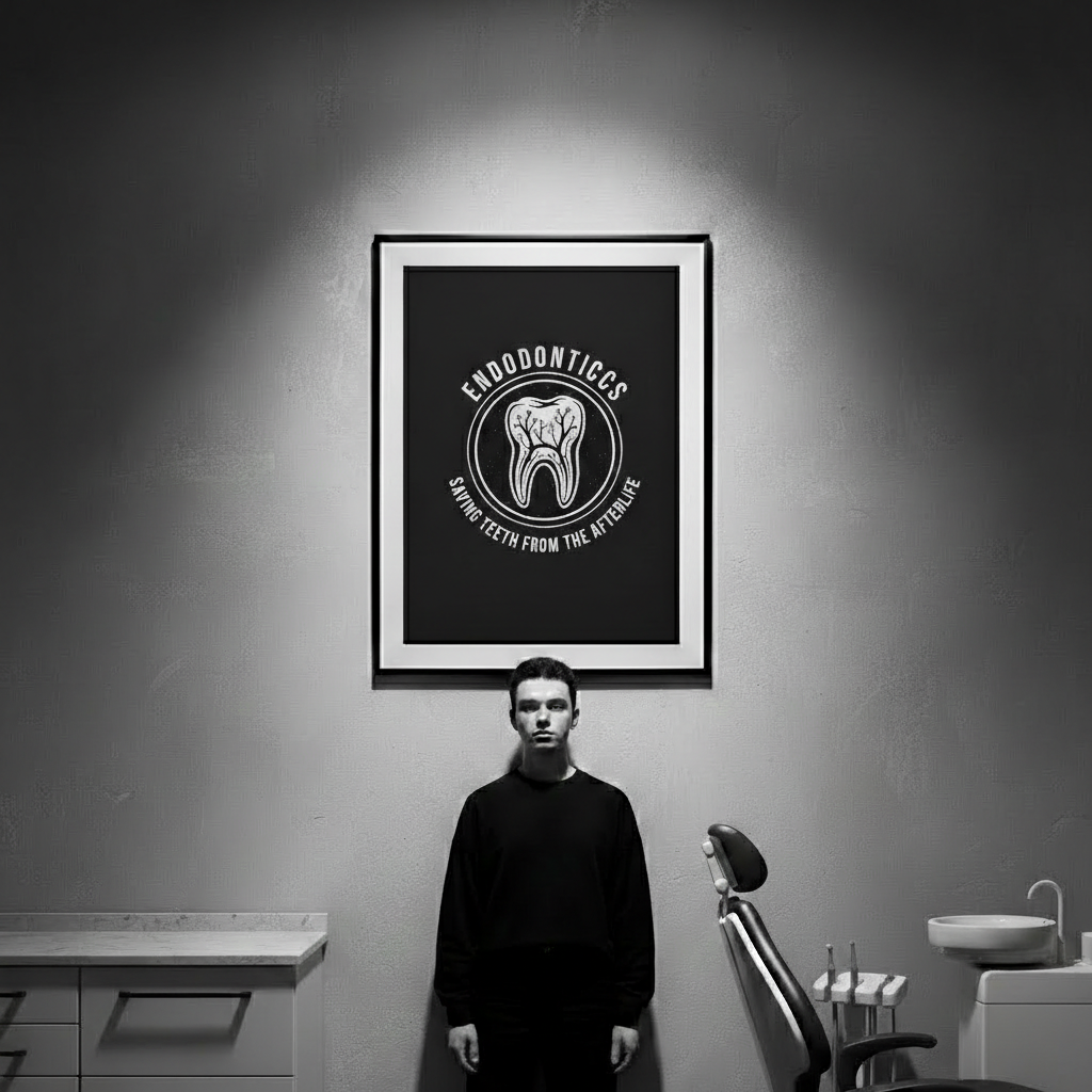 Endodontics 'Saving Teeth from the Afterlife' Framed Poster | Professional Dental Art